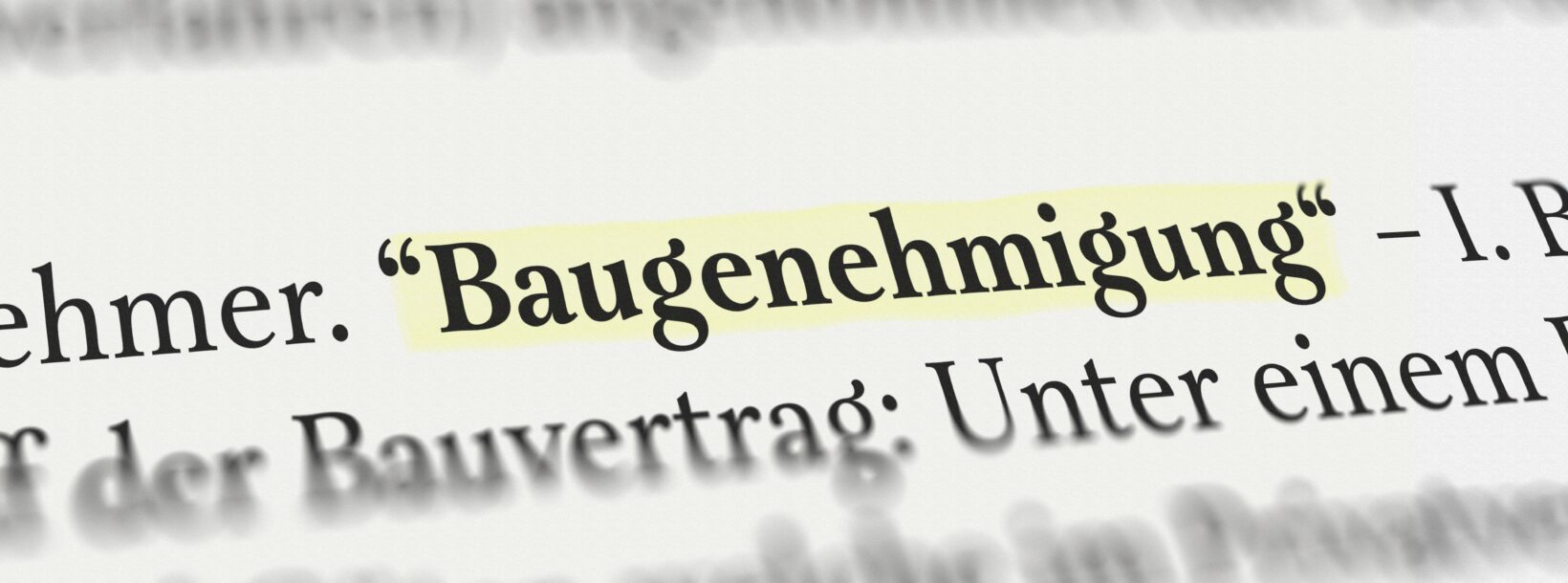 Öffentliches Baurecht